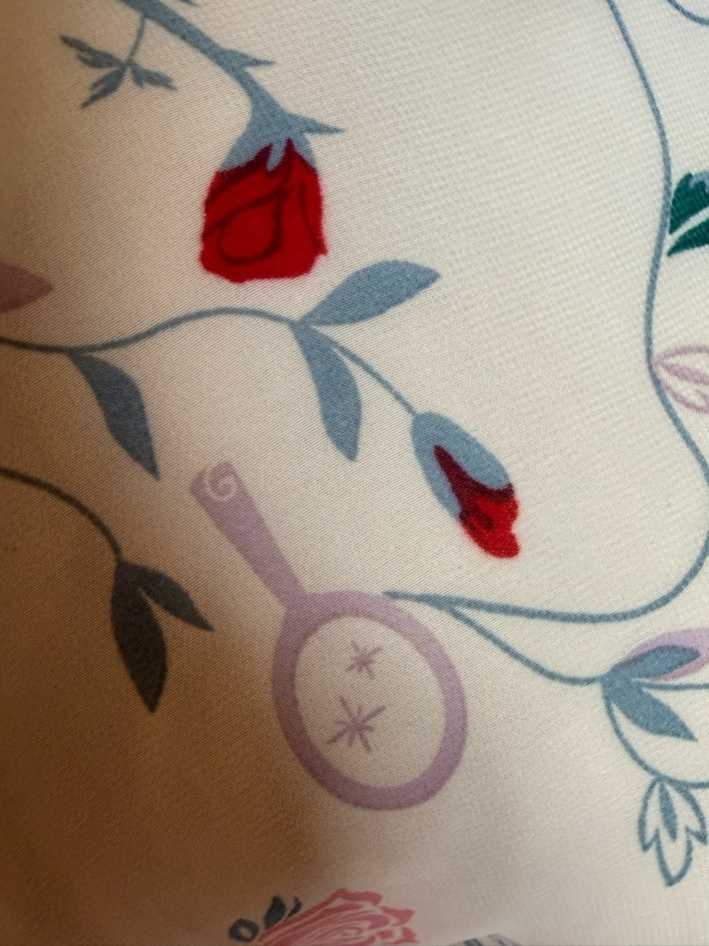 Disney Princesses Floral Layered Maxi Skirt Size Small - Picture 6 of 8